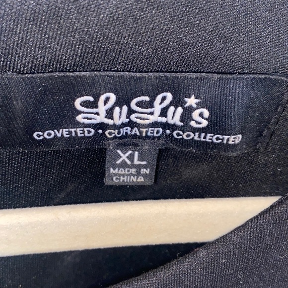 COPY - LuLu’s Black Mesh Block Dress - Picture 5 of 8